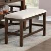 Fredonia Rustic Counter Height Bench Set of 2
