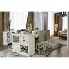 Sutton Storage Shelf Design Counter Height Table
