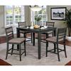 Fafnir Transitional 5 Piece Counter Height Table Set