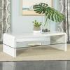 Airell Rectangular Coffee Table with Shelf