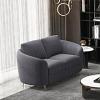 Yuina Slightly Rounded and Slopped Armrests Loveseat