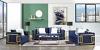 Virrux Modern Geometric Accent Sofa with 6 Pillows