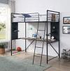 Cordelia Loft Bed with Built-In Desk