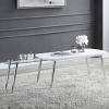 Patina Wood Coffee Table with Pull-Out Top