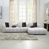 Manilla Sectional Sofa with 8 Pillows