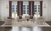 Ellorie Upholstered Channel Back Curved Sofa