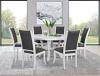 Judd 54-inch Round Dining Wood Table with Shelf
