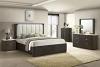 Lantrisant Contemporary Bed with Reeded Plinthe Base