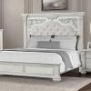 Promenade Traditional Bed with Pleated Diamond Button Tufting