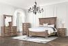 Seven Oaks Transitional Bed with Panel Headboard
