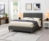 Stavern Contemporary Bed with Padded  Headboard