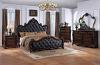 Ventresca Traditional Bed with Button Tufted Leatherette