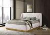 Whitman Contemporary Bed with Wingback Headboard