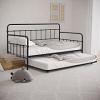 Thera Contemporary Pipe-inspired Framework Daybed w/ Trundle