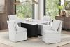Morges Contemporary Rectangular Dining Marble Table