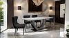 Portanova Horseshoe-Shaped Pedestal Base Design Dining Table