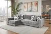 Artesia Transitional Sectional Sofa with Track Arms
