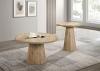 Halewood Contemporary Cocktail Table with Cone-Shaped Pedestal Base