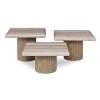 Petros Travertine Table Set of 3