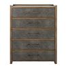 Newent Mid-Century Modern Dark Walnut Chest