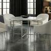 Balvi Contemporary Gunmetal Round Dining Table