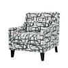 Viviani Transitional Pattern Accent Chair