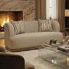 Sarabi Contemporary Light Brown Loveseat
