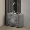 Shelyn Gray Teddy Sherpa Nightstand