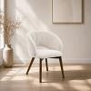 Eada Beige Chenille Arm Chair Set of 2