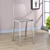 Juelia Clear Acrylic Counter Chair Set of 2
