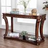 Walworth Ornate Carved Details Sofa Table