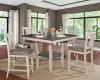 Ann Country Style 5 Piece Counter Height Table Set