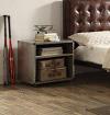 Brancaster Vintage Nightstand With USB Power Dock