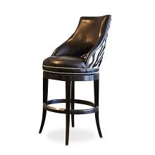 Zebrano Swivel Barstool