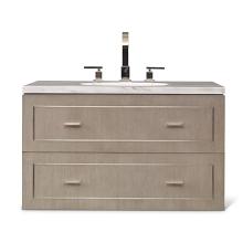 36" Albany Medium Wall Sink Chest Bathroom Vanity