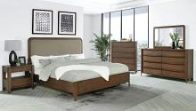 Maderia 57-inch Upholstered Panel Bed