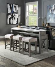 4 Piece Wandella Counter Height Dining Set w/ USB Port