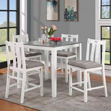 Dunseith 5 Piece Counter Height Dining Set 