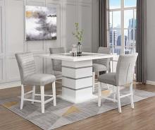 Elizaveta Counter Height Table with Pedestal Base