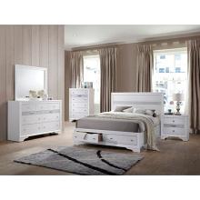 Naima Contemporary Platform Storage Bed