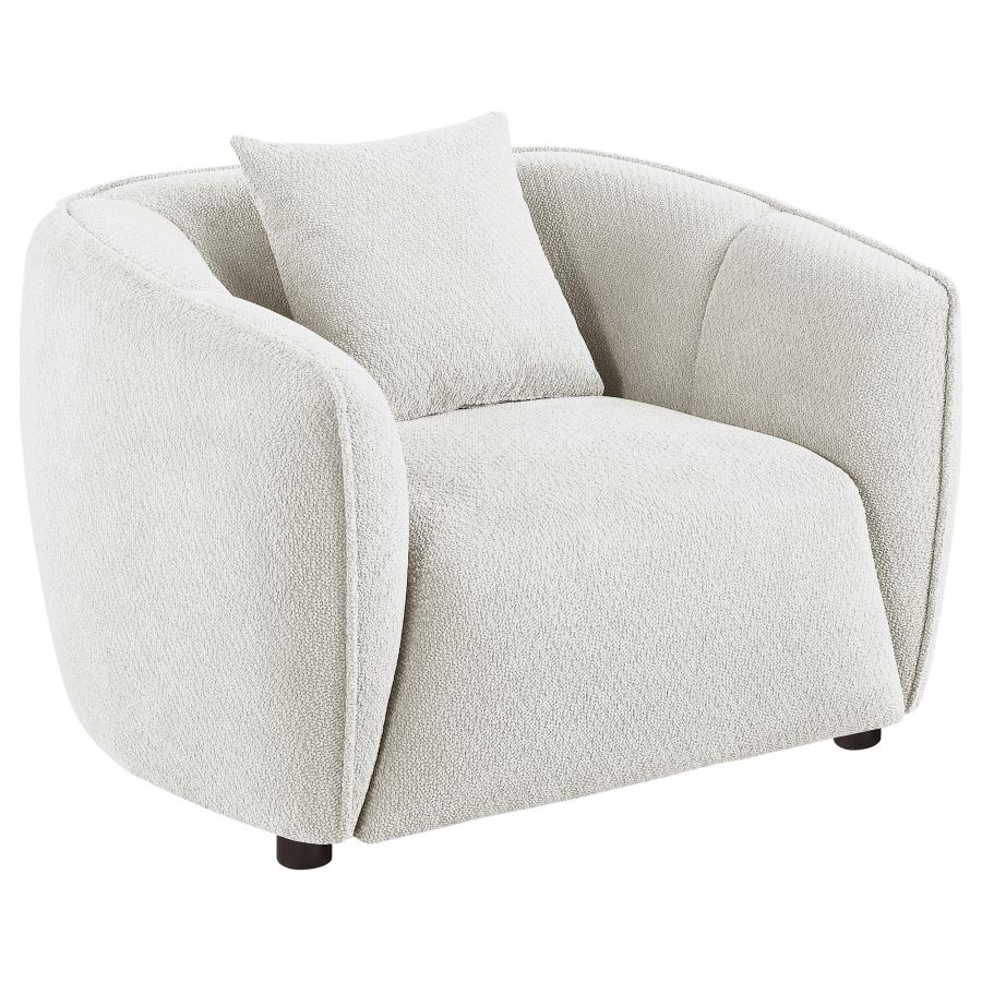 Aleisha Fabric Upholstered Sand Accent Chair