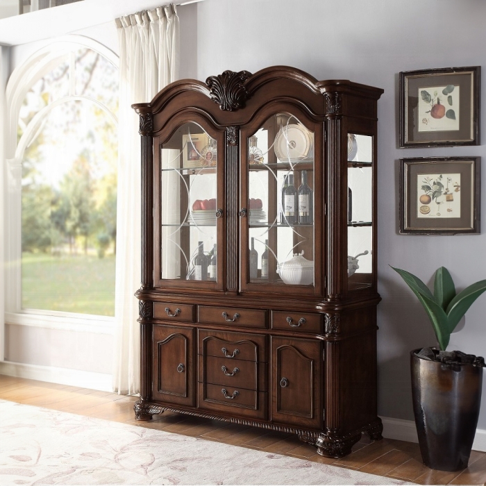 Chateau De Ville Espresso Buffet & Hutch