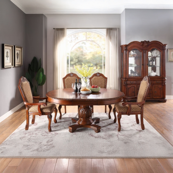 Chateau De Ville Cherry Round Dining Table