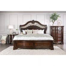 Menodora Transitional Bed with Ornate Detailing