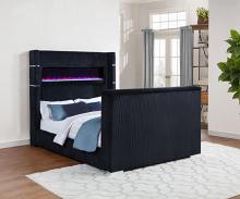 Tisdall Flame Visualizer Wingback TV Bed