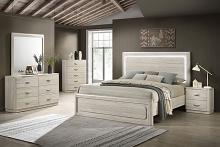 Farsund Contemporary Bed with Warm White LED on Headboard
