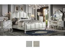 Dresden Upholstered Wingback Headboard Bed 