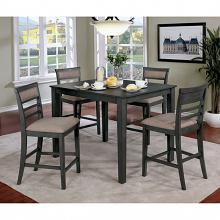 Fafnir Transitional 5 Piece Counter Height Table Set