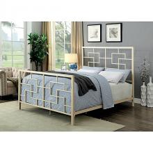 Lala Transitional Style Metal Bed