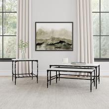 Ebby 2-piece Genuine Marble Top Nesting Coffee Tables Ebby 2-piece Genuine Marble Top Nesting Coffee Tables